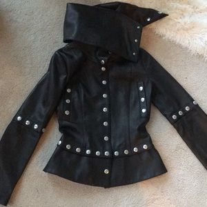 Authentic Dolce & Gabbana leather woman’s jacket